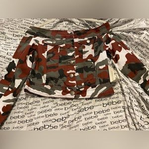 Burgundy Camo long sleeve crop